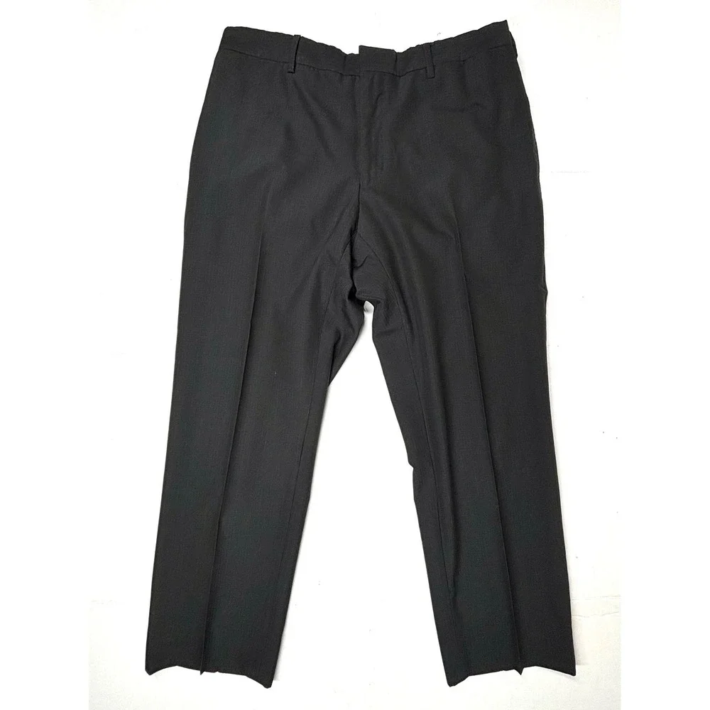 Prada Black Dress Trouser Pants Mens 54R 31X27‎ Luxury Business Formal Italy GUC